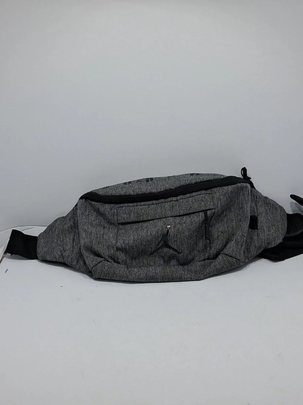 AirJordan Crossbody Fanny Pack Gray/Black,  Adjustable Preowned